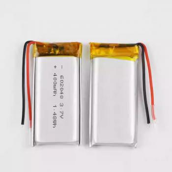 602040 battery 3.7v 450mah lithium ion polymer battery 602040pl