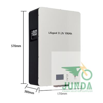 48v 100ah Wall mount home storage battery 51.2v - copy